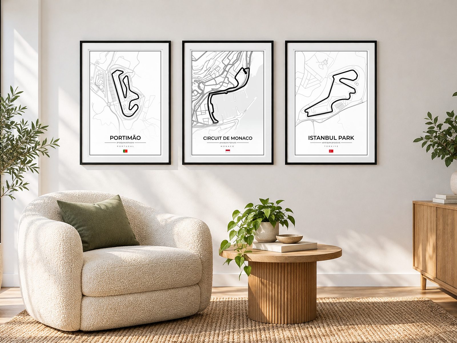 F1 street map poster bundle 2027 Portimão Istanbul Park